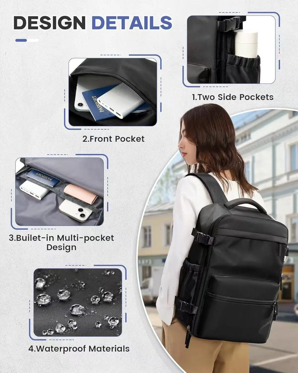 Tactical Travel Backpack – Expandable & Durable