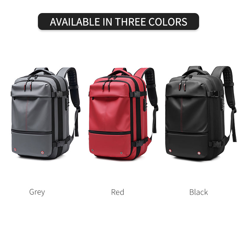 Expandable Travel Backpack with Vacuum Compression