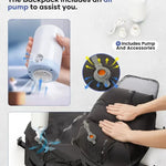 Hand Luggage 40x30x20 Black Backpack – Lightweight & Approved for All Airlines